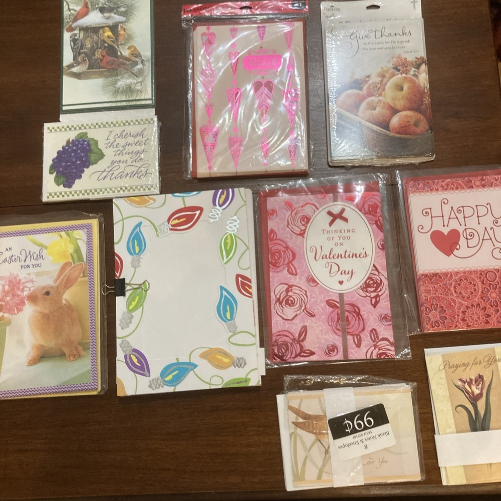 Mixed Lot of Note Cards Hallmark, Dayspring, Joyfully Yours